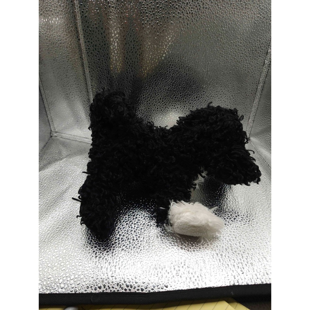Ganz Webkinz Signature Portuguese Water Dog Black White WKS1023 No Code Plush